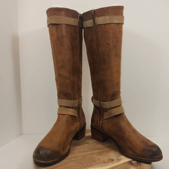 UGG Australia Darcie Distressed Women's Riding Boot Size 9 Brown - Picture 9 of 12